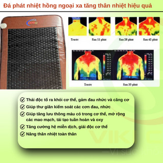 Thảm Đá Nhiệt Nóng Carefit Kích Thước 70x160 Đá Lục Giác
