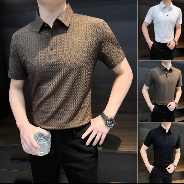 Áo Polo Cao Cấp Nam, Chất Liệu Lụa Lạnh Co Giãn 4 Chiều, Thấm Hút Mồ Hôi - UNTI STORE - BH24