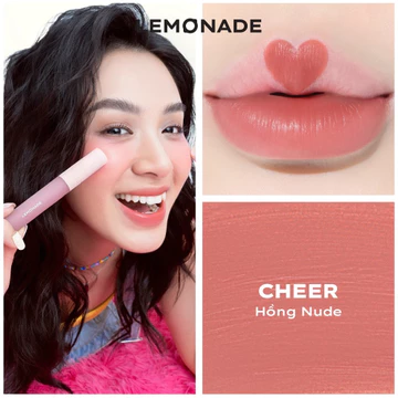 Son kem mịn lì thuần chay LEMONADE, cho đôi môi mịn mượt và bền màu | BLINK BEAUTY