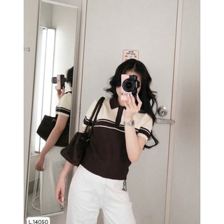 ÁO LEN CỘC CỔ ĐỨC PHỐI NÂU