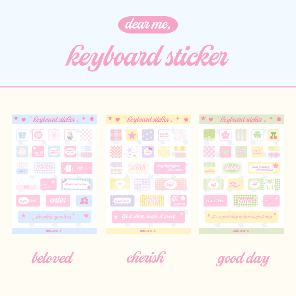 Keyboard Sticker - Sticker dán bàn phím Macbook/dòng máy khác inbox ...
