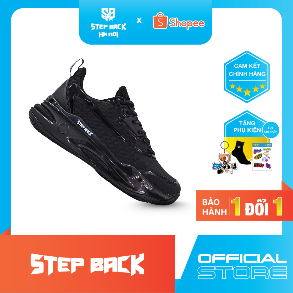 Giày bóng rổ EZG - Easy Game cổ thấp Stepback x Jogarbola