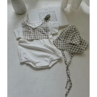 Set Body Em Bé Trai Kèm Mũ Caro – Littlebee