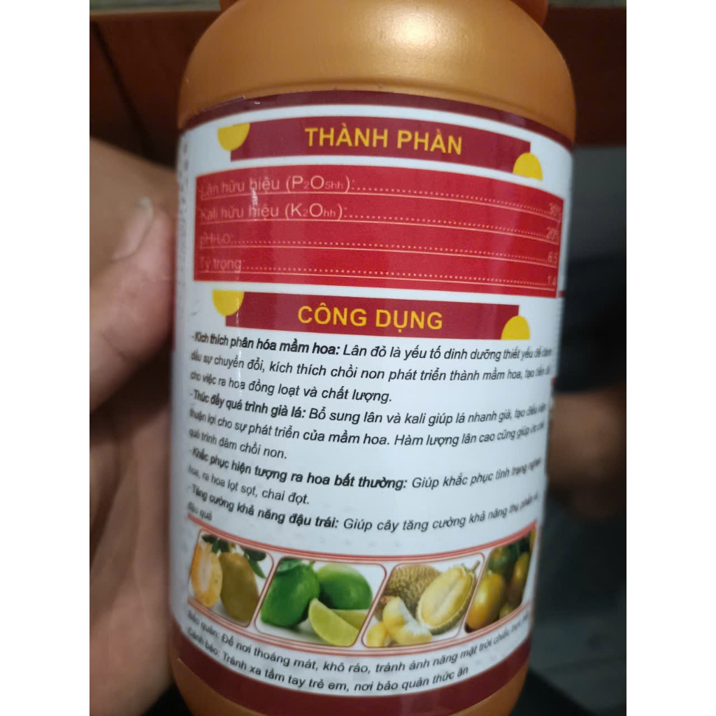 Lân Đỏ Mỹ, Chuyên Ra Hoa, Đậu Trái cho Chanh, Tắc, Bưởi, Sầu Riêng và các loại cây ăn trái khác