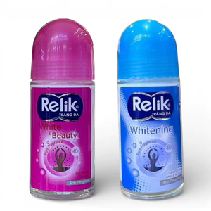Lăn Nách Relik Khử Mùi Trắng Mịn Khô Thoáng 50ml Chính Hãng.