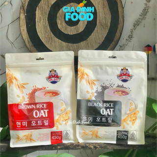YẾN mạch MrOat uống liền 3 in 1 Gạo Lứt & Nếp Cẩm - Tiện lợi cho người bận rộn 450GR