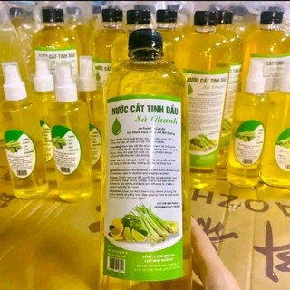 Nước lau sàn (1 lit/chai) cất sả chanh, bạc hà, quế lau sàn sạch bóng thơm mát, sua đuổi muỗi côn trùng