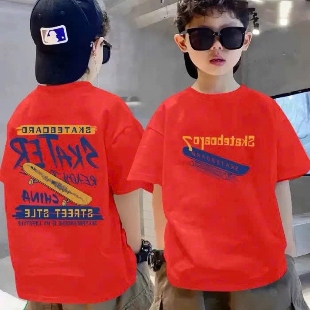 ( Size đại ) Áo Phông Phom Suông Rộng Dành Cho Bé Trai .Vải Cotton dày dặn , mềm mịn , nhiều màu
