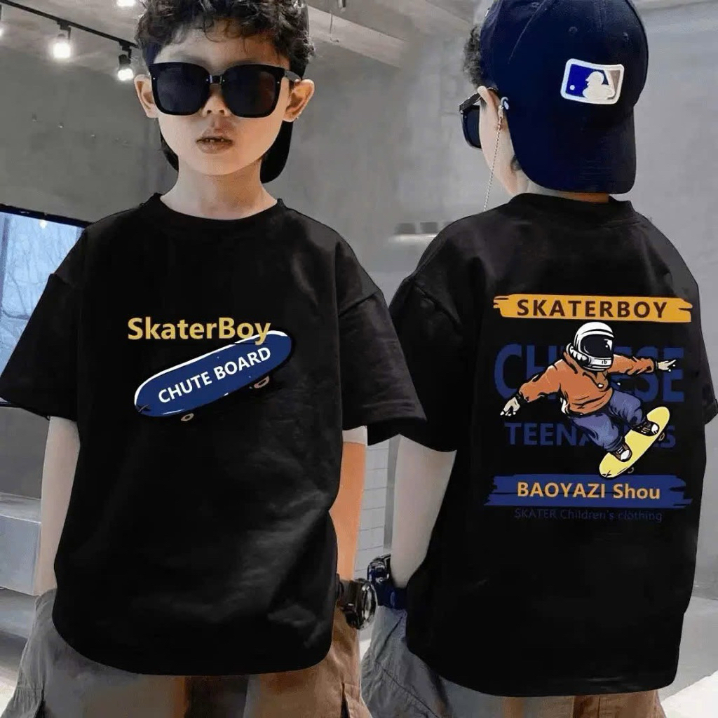 ( Size đại ) Áo Phông Phom Suông Rộng Dành Cho Bé Trai .Vải Cotton dày dặn , mềm mịn , nhiều màu