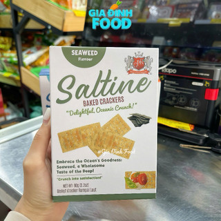 [Mua 2 tặng 1] Sale date 03/07 - BÁNH quy giòn GPR Saltine Baked Crackers 3 Vị - Hộp 90gr