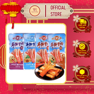 [THANH CUA TẨM VỊ CAY] Thanh cua tẩm vị đồ ăn vặt Trung Quốc VIHAN FOOD