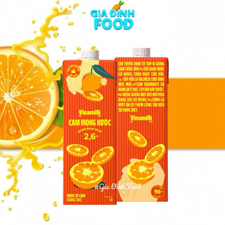 NƯỚC ép Cam, Táo, Sữa đậu nành Vinamilk 1Lít