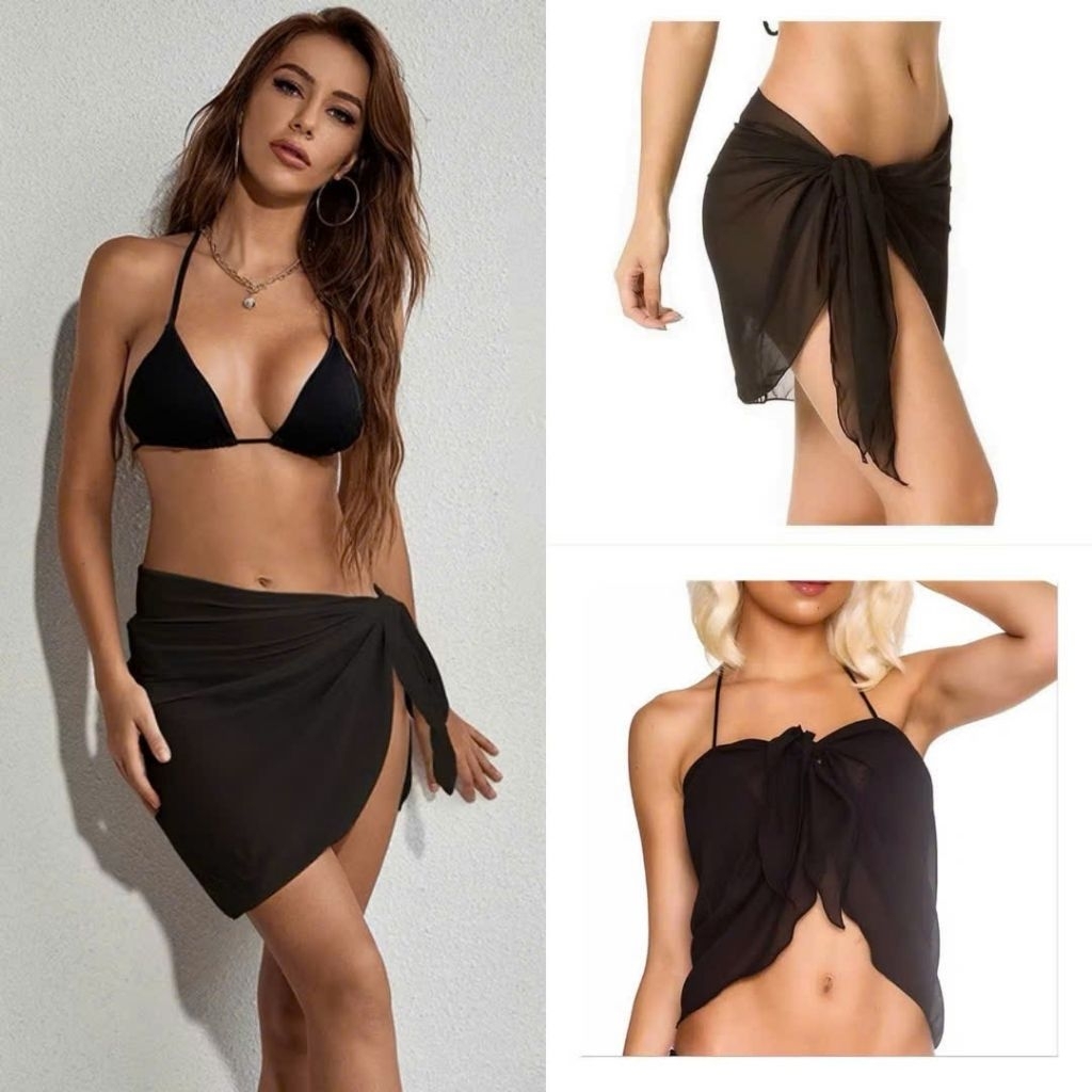 Khăn voan quấn bikini, Khăn quấn đi biển đa năng siêu hot