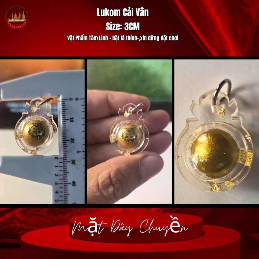 Mặt Dây Chuyền VẬT TRANG TRÍ CÁ NHÂN LUKOM 3CM – GỌN NHẸ VÀ ẤN TƯỢNG