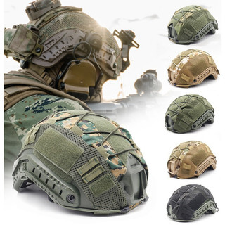 Vỏ Bọc Mũ Bảo Hiểm Tactical Nguỵ Trang Lưới Thoáng Khí (Không kèm mũ)