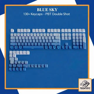 Keycaps Polar, Side Print, Top Print, Gradient - PBT Double Shot - Mạch Ngược, Mạch Xuôi
