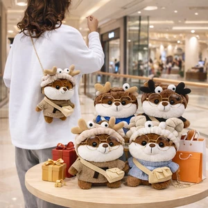 Túi Đeo Chéo Nhồi Bông Hình Chú Sóc Dễ Thương – Túi Mini Cute Cho Bạn Gái & Trẻ Em