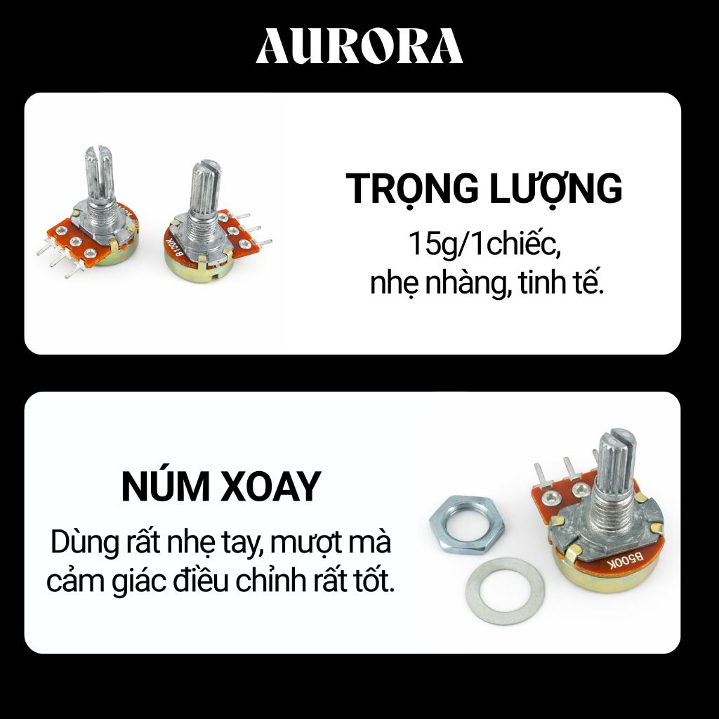 Triết Áp Đơn 3 Chân WH148 1K 2K 5K 10K 20K 50K 100K 200K 500K 1M