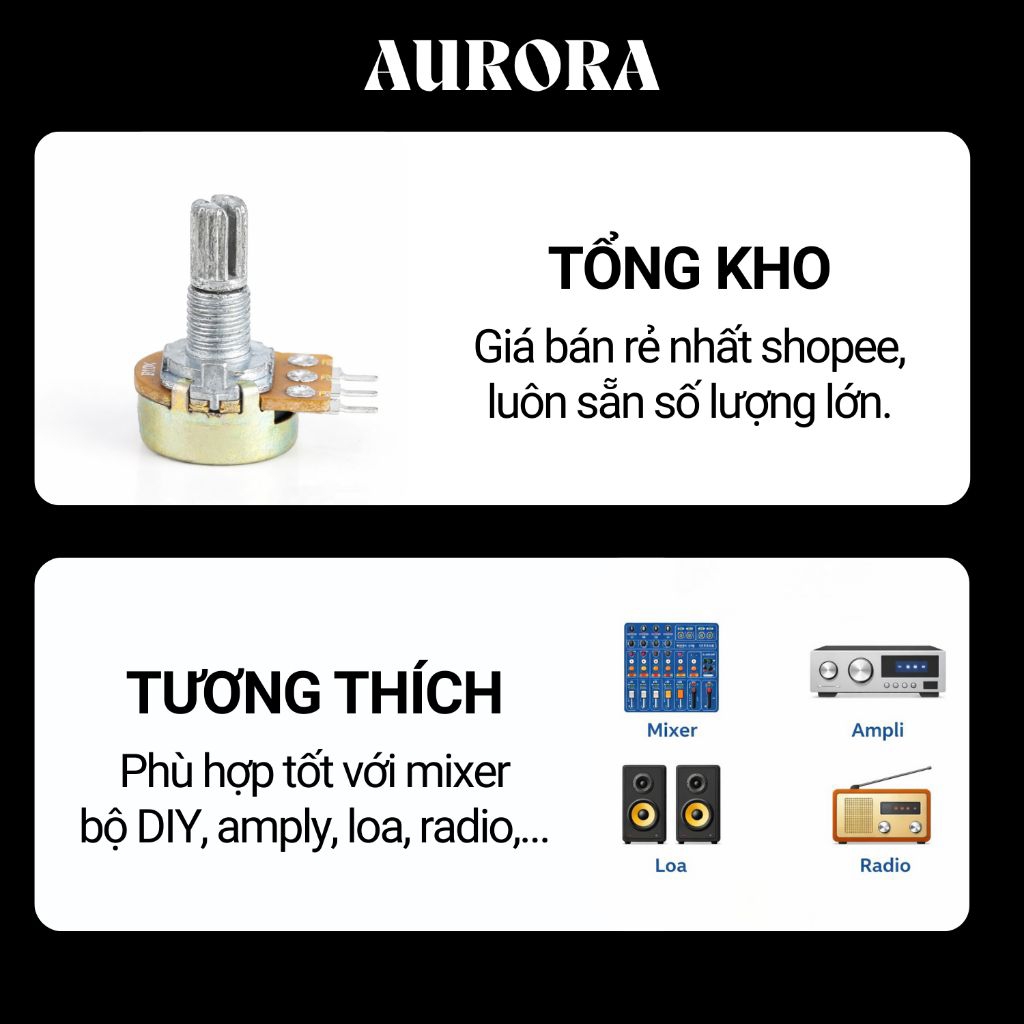 Triết Áp Đơn 3 Chân WH148 1K 2K 5K 10K 20K 50K 100K 200K 500K 1M