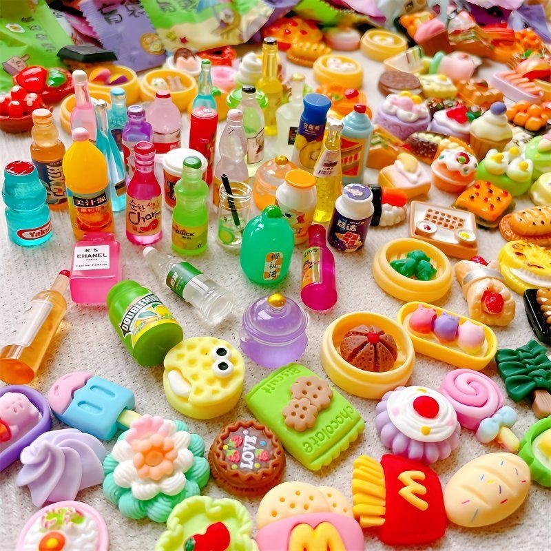 Set 100 Túi mù Không Trùng Nhau , Quà Tặng Học Sinh Giá Rẻ , túi mù bí mật kẹo túi mù charm đồ ăn chai nước đồ chơi mini