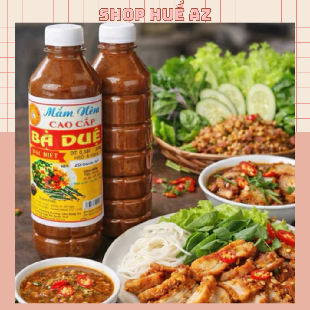 Mắm nêm Bà Duệ - Đặc sản Huế chai 330ML