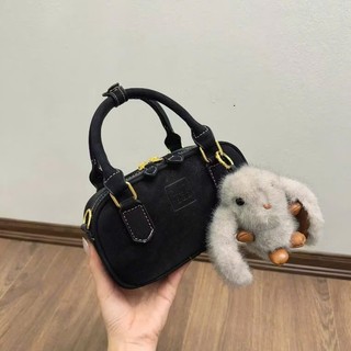 ( Deal Mở Bán ) Túi Xách Nữ Da Lộn Size20 ( Kèm Móc Khóa Thỏ ) , Đeo Vai Đeo Chéo cao cấp thời trang TX100
