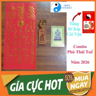 Combo Bộ Phù Giải Thái Tuế Năm Bính Ngọ 2026 Cho Tuổi Tý Ngọ Mão Sửu