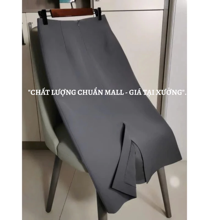 Váy Chân Váy Nữ Suông Dáng Dài 65cm CV025 - Chân Váy Công Sở Cạp Cao May Ẩn Chỉ Full Lót VinTech May Đo Luvy