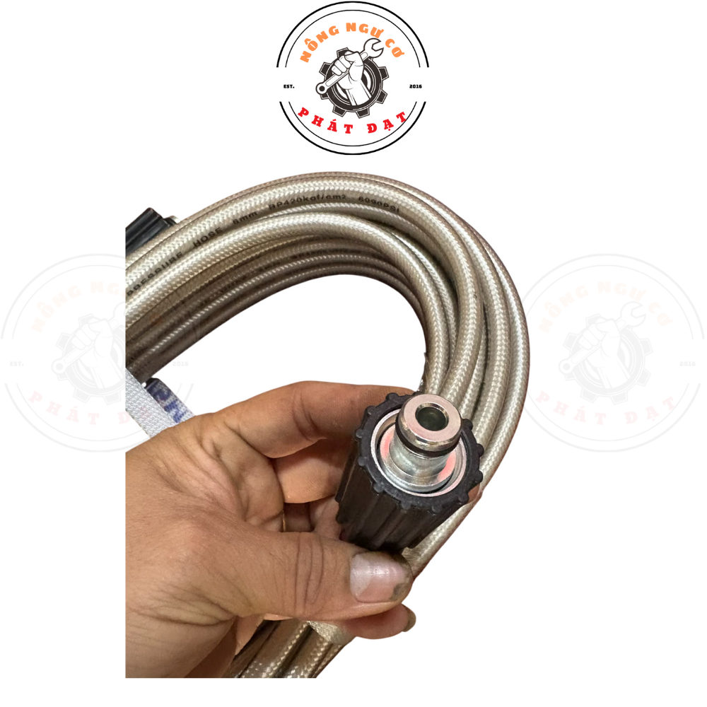Dây rửa xe OSAKA cho dòng máy xách tay, 2 đầu ren 22mm, 3 lớp bố tốt, chắc chắn, chịu áp cực cao