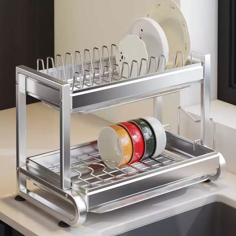 Giá Để Bát Đĩa Đa Năng Inox 304 - Tiết Kiệm Không Gian Bếp, Đựng Gọn Bát, Đĩa, Dao, Thớt & Đồ Dùng Nhà Bếp — ảnh 1