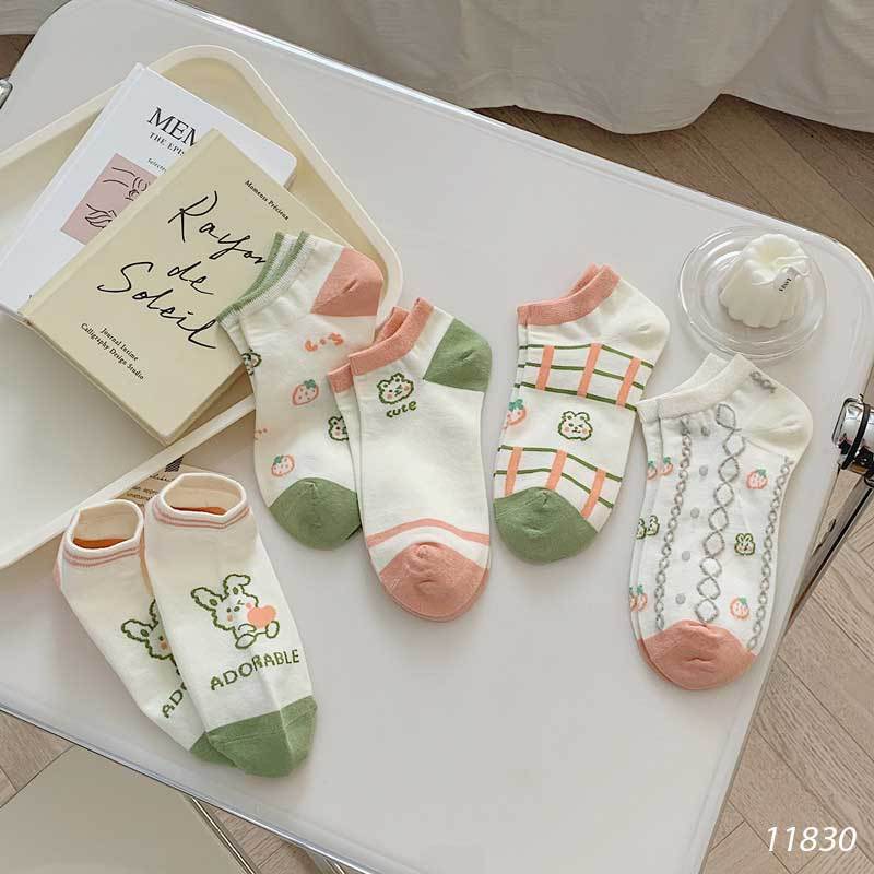 Combo 10 đôi tất nữ ngẫu nhiên siêu Cute