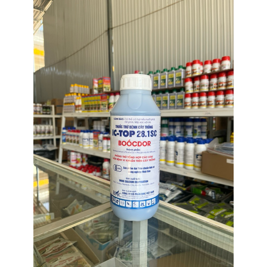 Boocdor IC-TOP 1kg Rửa Vườn Tẩy Rong Rêu Phòng Nấm Bệnh Pha 1kg Với 100 Lít Nước