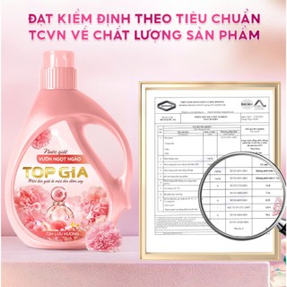 [MUA 1 CAN TẶNG 1 CAN] Nước Giặt TopGia Vườn Ngọt Ngào Dịu Nhẹ, Sạch Vết Bẩn Thơm Vượt Trội, Can 2L