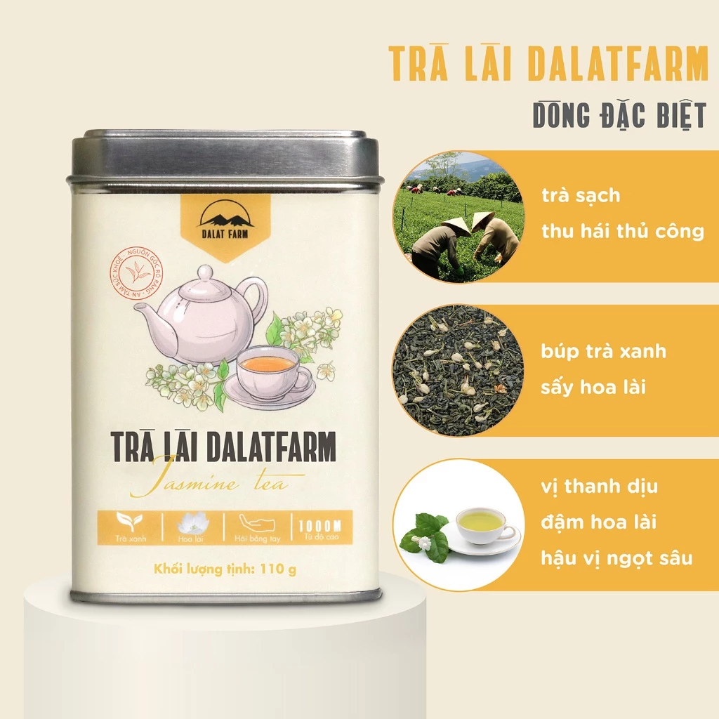 Trà Lài DalatFarm - Hộp 110 g