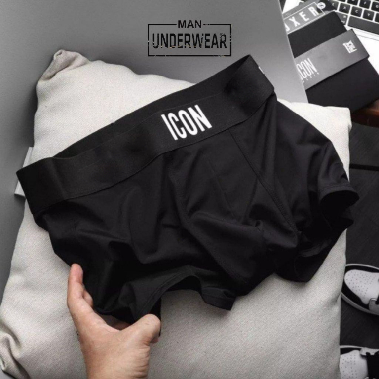 Quần boxer nam , quần lót đùi nam được làm bằng chất thun lạnh mềm mịn thấm hút mồ hôi -icon- ARES SHOP