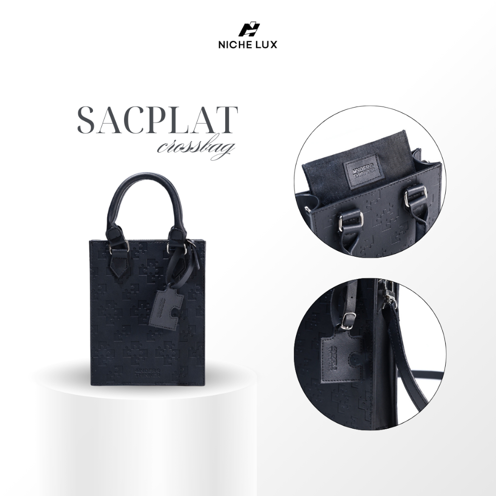 Túi Xách Da PU PETIT SAC PLAT Đeo Chéo Nam Nữ Đựng Điện Thoại Đi Chơi TiệC | NICHE LUXURY
