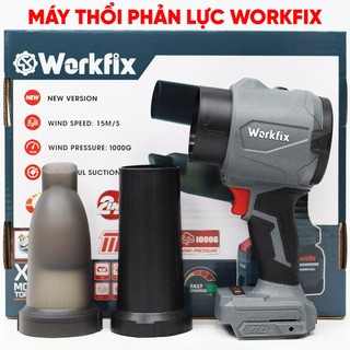 Máy Thổi Phản Lực Pin Workfix WF-BS1000G, Lực Thổi Lớn 1000g, 3 Tốc Độ - 2 Chức Năng Vừa Hút Vừa Thổi