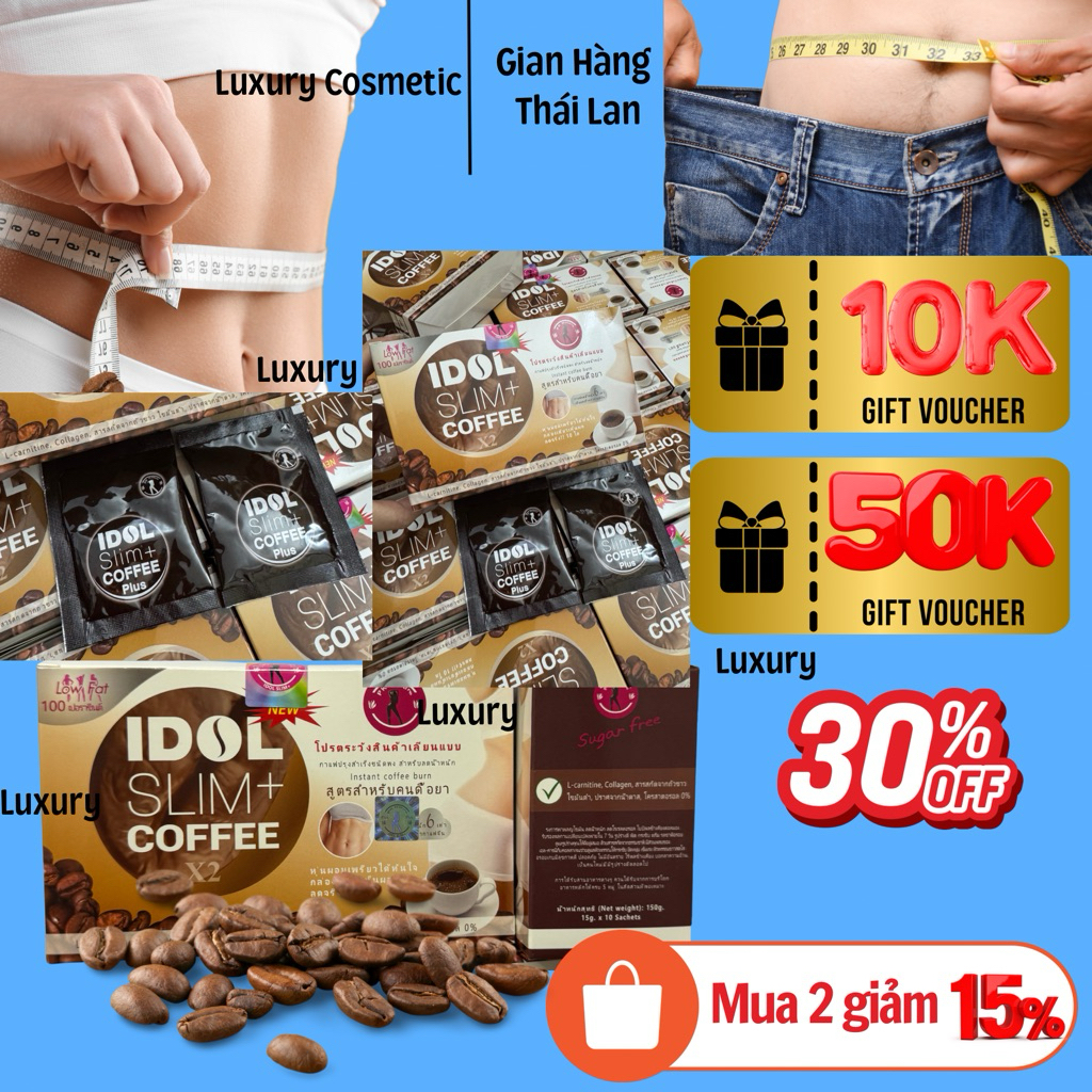 Hộp 10 gói 2 vòng tròn trên gói 15g hoà tan đậm vị