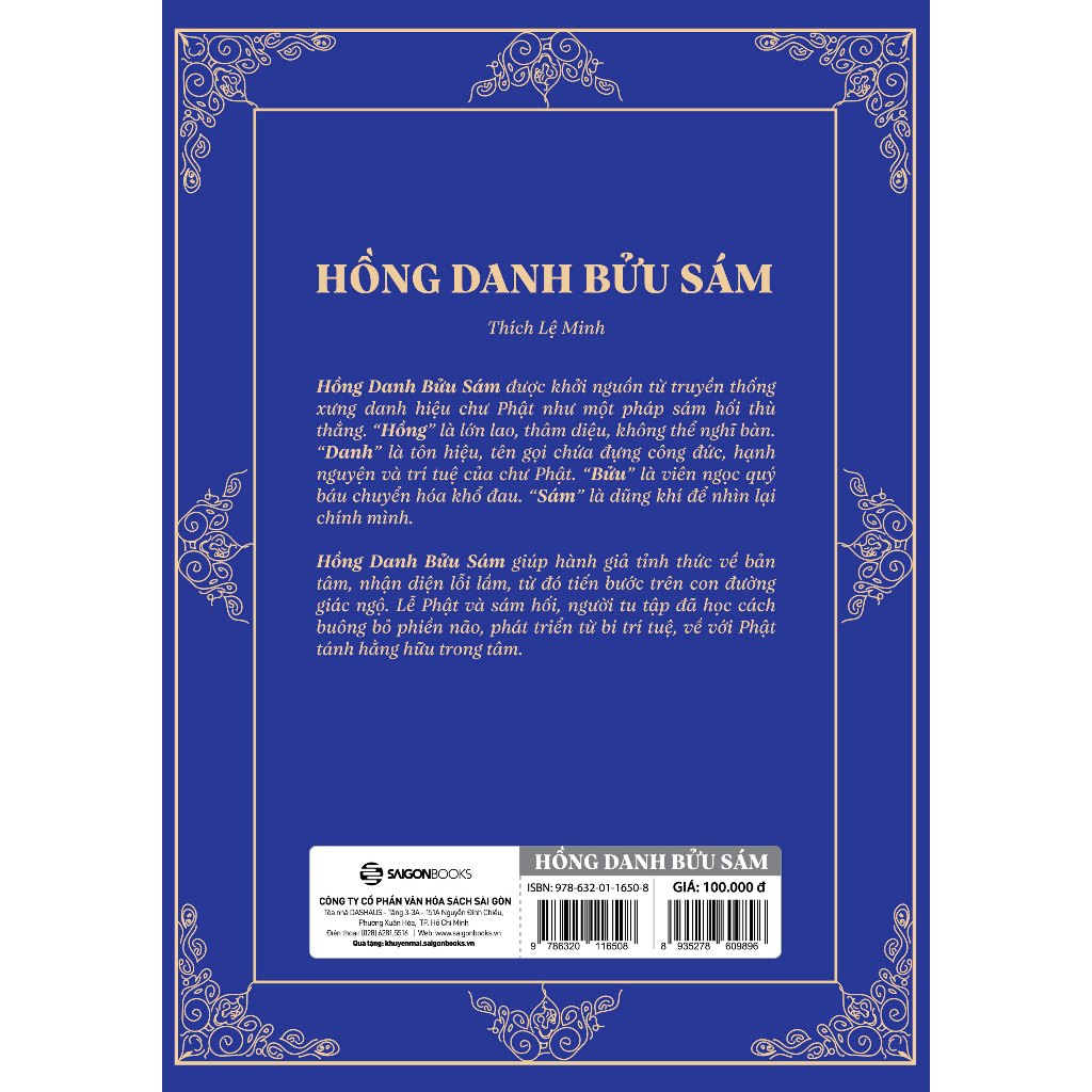 Sách - Hồng Danh Bửu Sám - Đại Đức Thích Lệ Minh