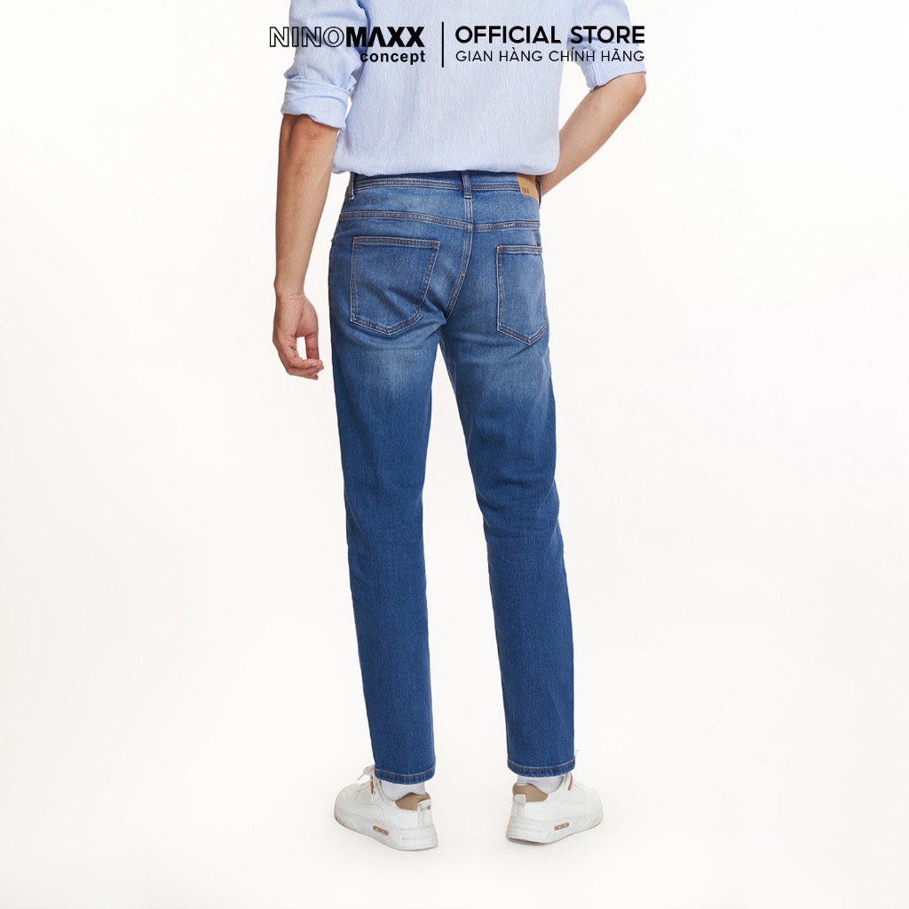 N&M Quần jean Repreve Nam phom Straight co giãn thấm hút tốt trơn 2206054