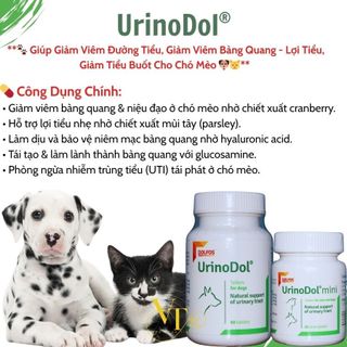 UrinoDol / UrinoDol Mini – Bảo Vệ Đường Tiết Niệu, Giảm Tiểu Buốt Cho Chó Mèo
