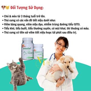 UrinoDol / UrinoDol Mini – Bảo Vệ Đường Tiết Niệu, Giảm Tiểu Buốt Cho Chó Mèo
