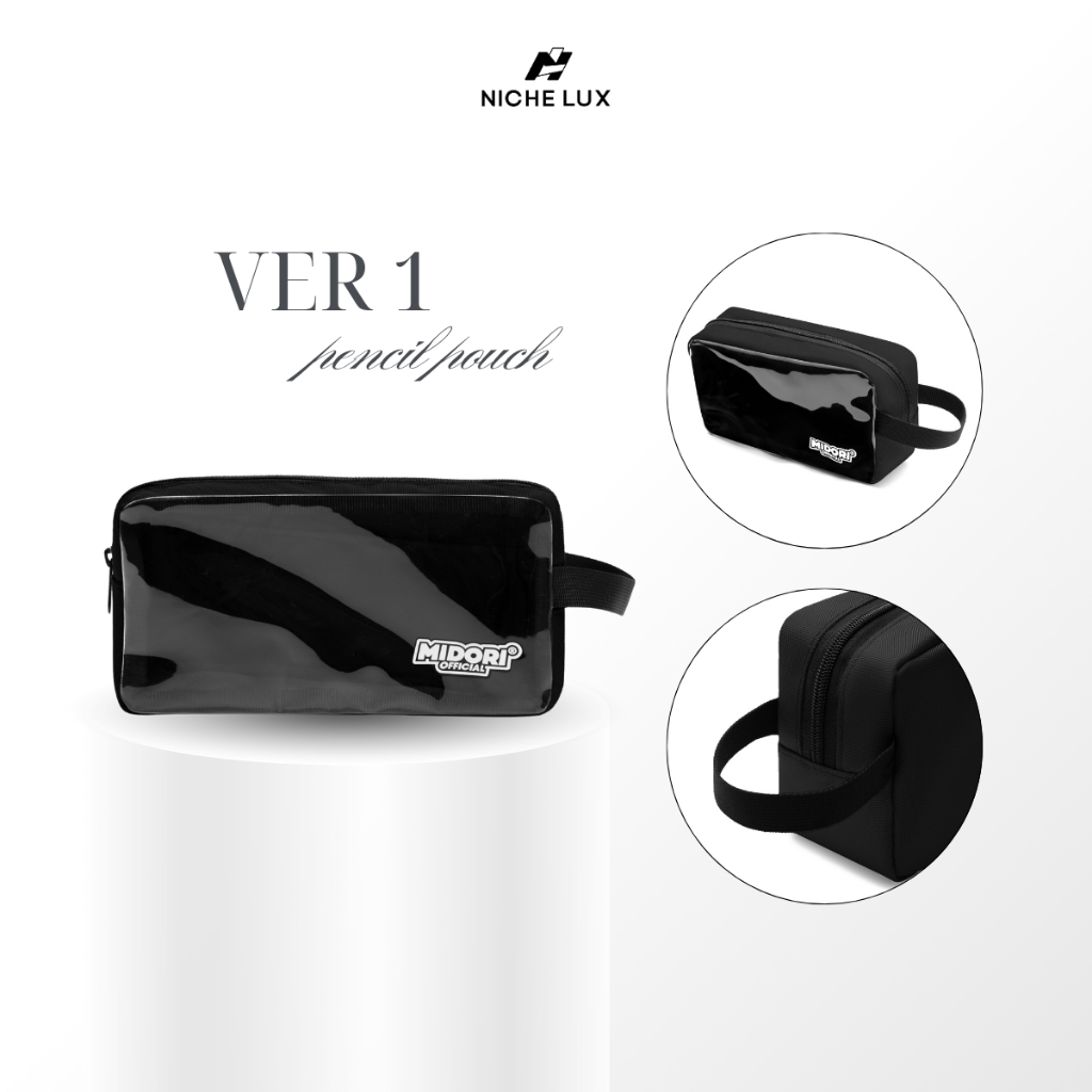 Hộp Bút Đa Năng Đựng Viết Mỹ Phẩm Nam Nữ Canvas Có Quai Xách Du Lịch | NICHE LUXURY