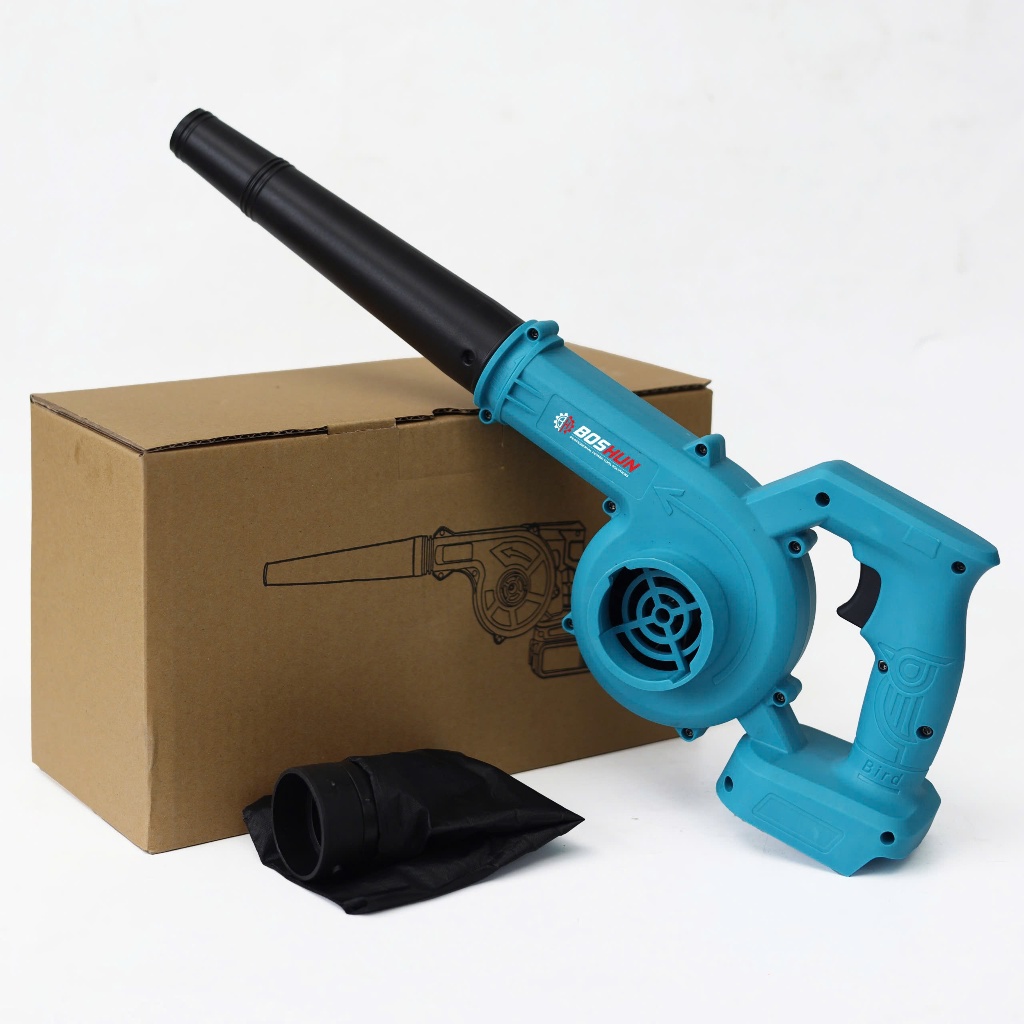 Máy Thổi Hút Bụi Pin BOSHUN BS-AB775LION, Công Suất 680w, Vừa Thổi Vừa Hút, Chân Pin Phổ Thông