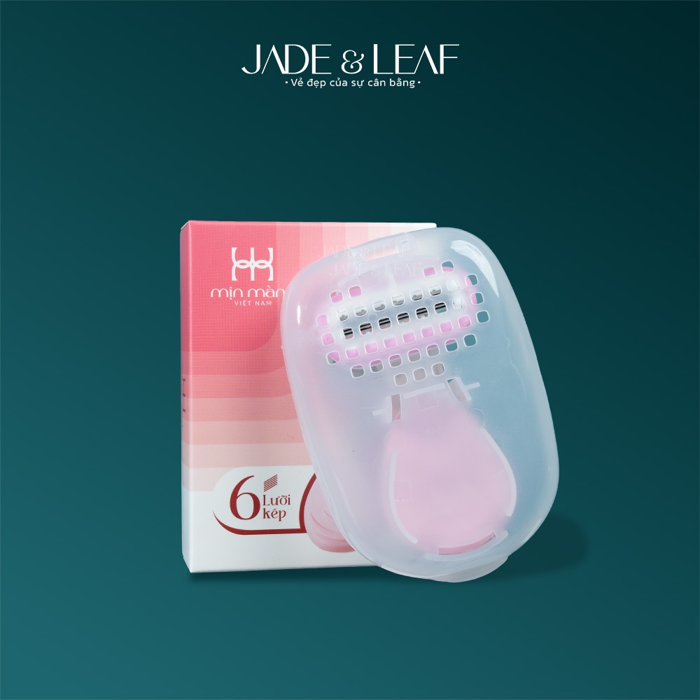 Dao Cạo Lông Vùng Kín Jade&Leaf Cao Cấp, Cạo Vùng Kín, Nách Cho Nữ Siêu Sạch Nhẹ Nhàng Không Rát