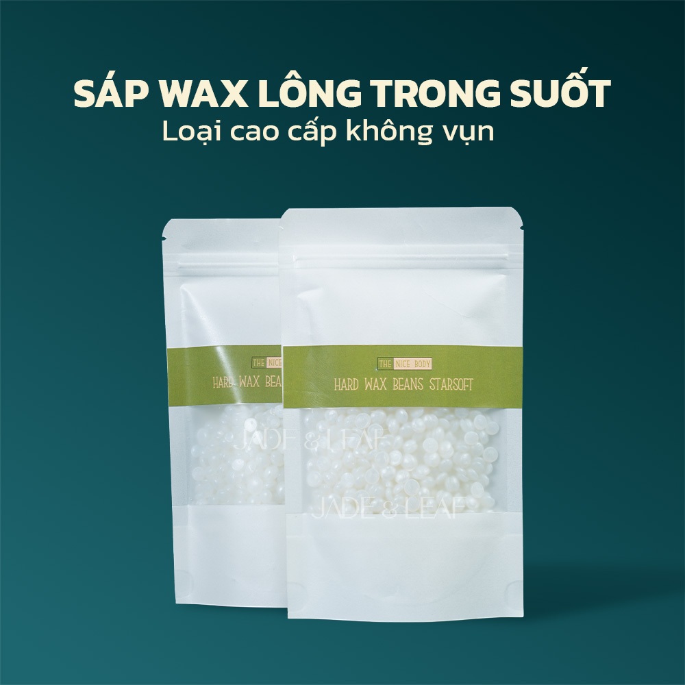Sáp Wax Lông Trong Suốt Jade&Leaf Cao Cấp, Wax Lông Tay Chân Nách Siêu Bám Phù Hợp Cho Mọi Loại Da