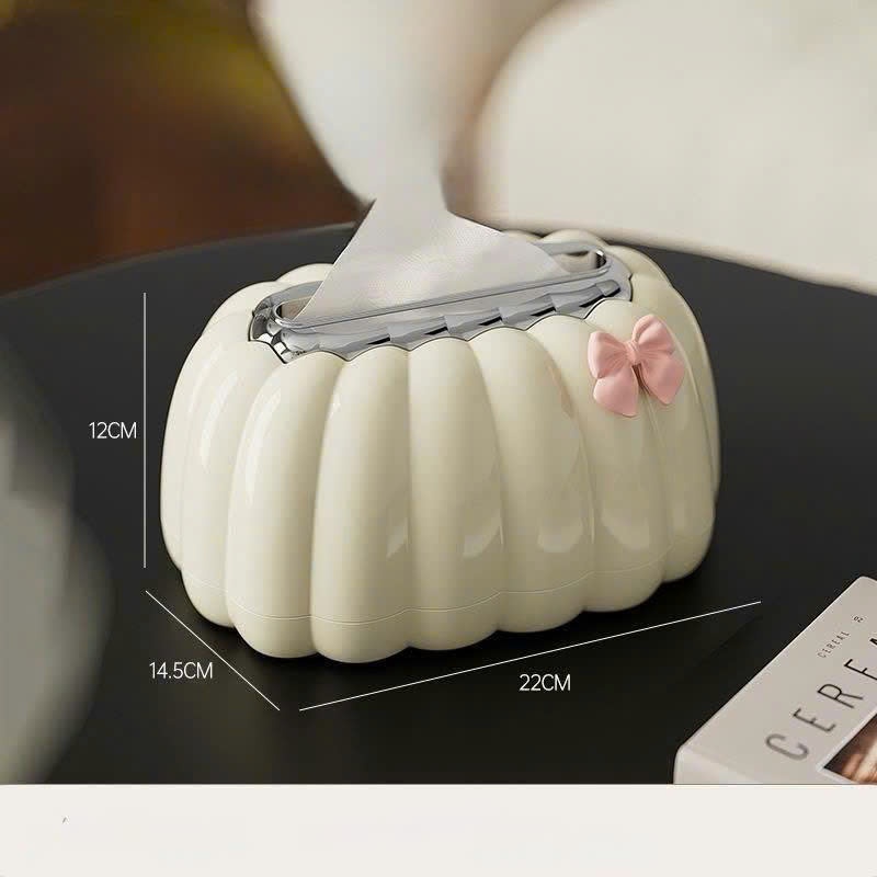 Hộp Đựng Khăn Giấy Để Bàn Hình Bí Ngô Dễ Thương – Hộp Khăn Giấy Decor Phòng Khách, Bàn Trang Điểm Cao Cấp