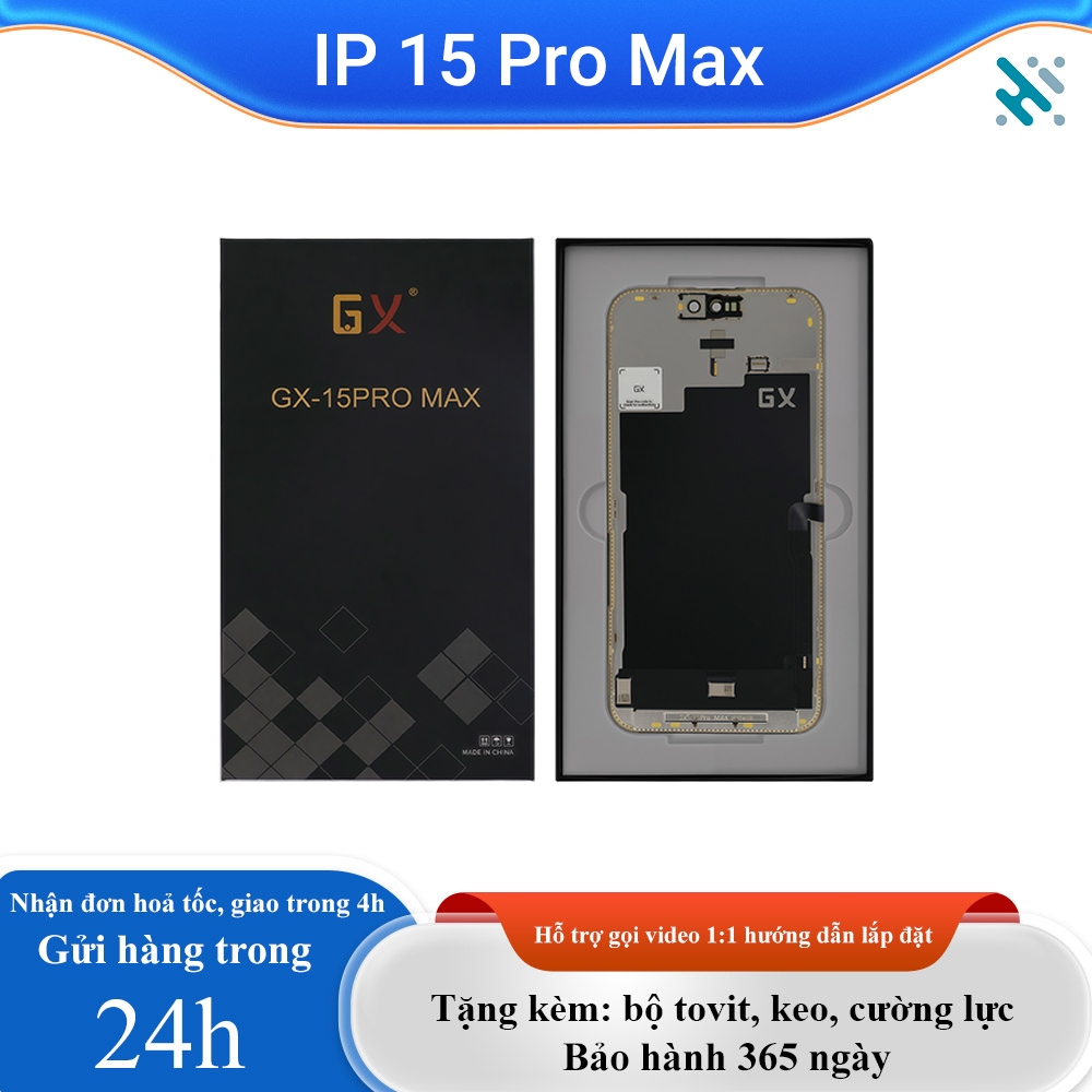 Màn hình GX OLED chính hãng tương thích  IP X/XS/XR/Xs Max/11/12/13/MINI/14/15/16/Pro/Plus/Pro Max