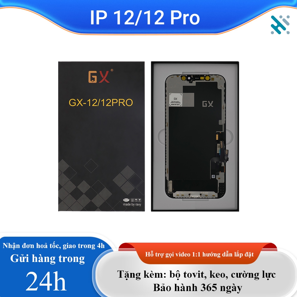 Màn hình GX OLED chính hãng tương thích IP X/XS/Xs Max/12/12mini/13/ 13/mini/14/15/Pro/Plus/Pro Max