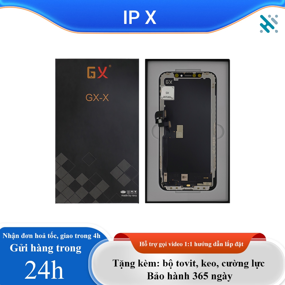 Màn hình GX OLED chính hãng tương thích IP X/XS/Xs Max/12/12mini/13/ 13/mini/14/15/Pro/Plus/Pro Max